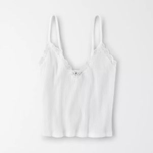 AE lace trim tank top